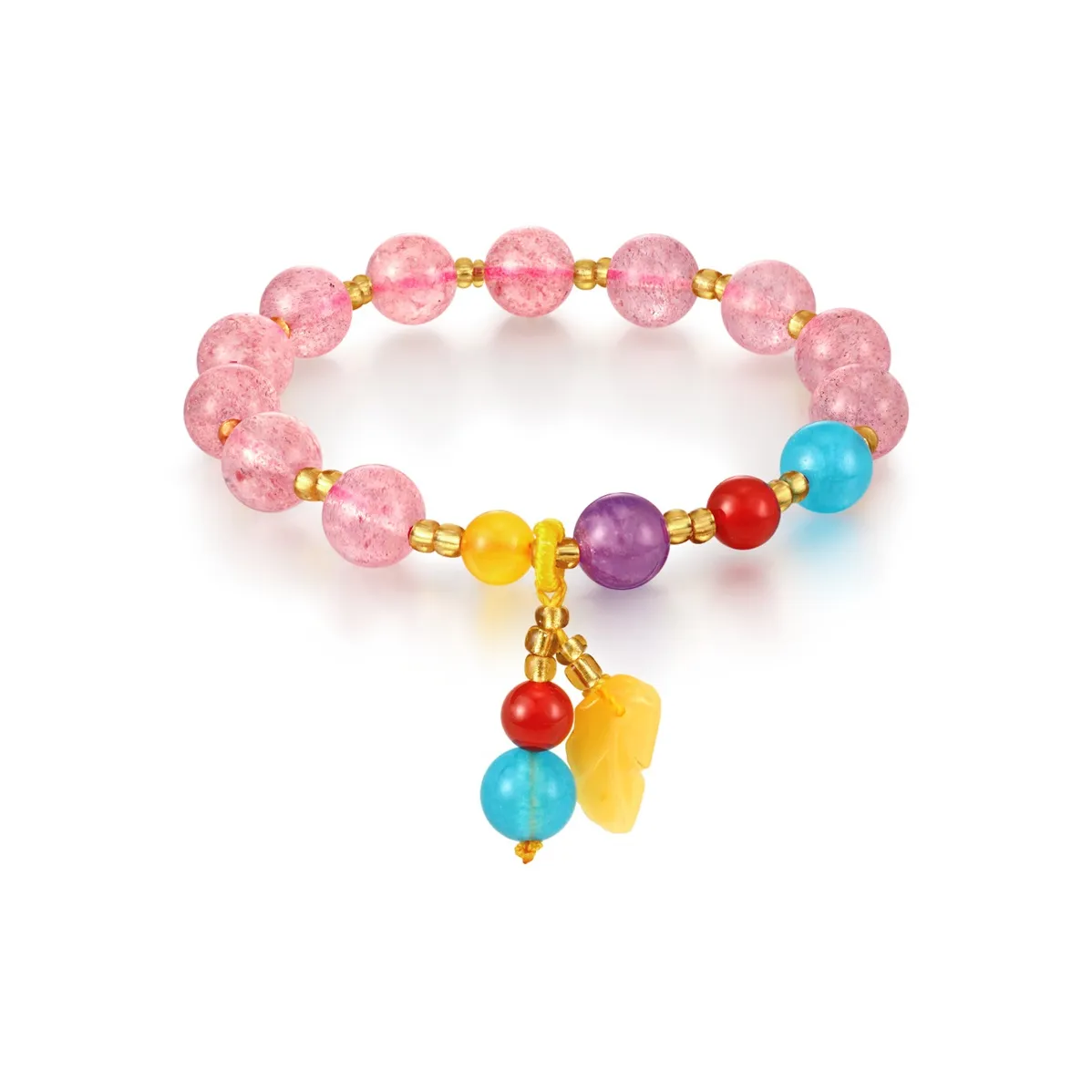 SEAZA Strawberry Quartz Bracelets Women's