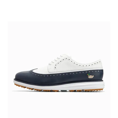 COLE HAAN Oxford casual leather shoes Обувь для гольфа Низкий Топ Белый Мужская