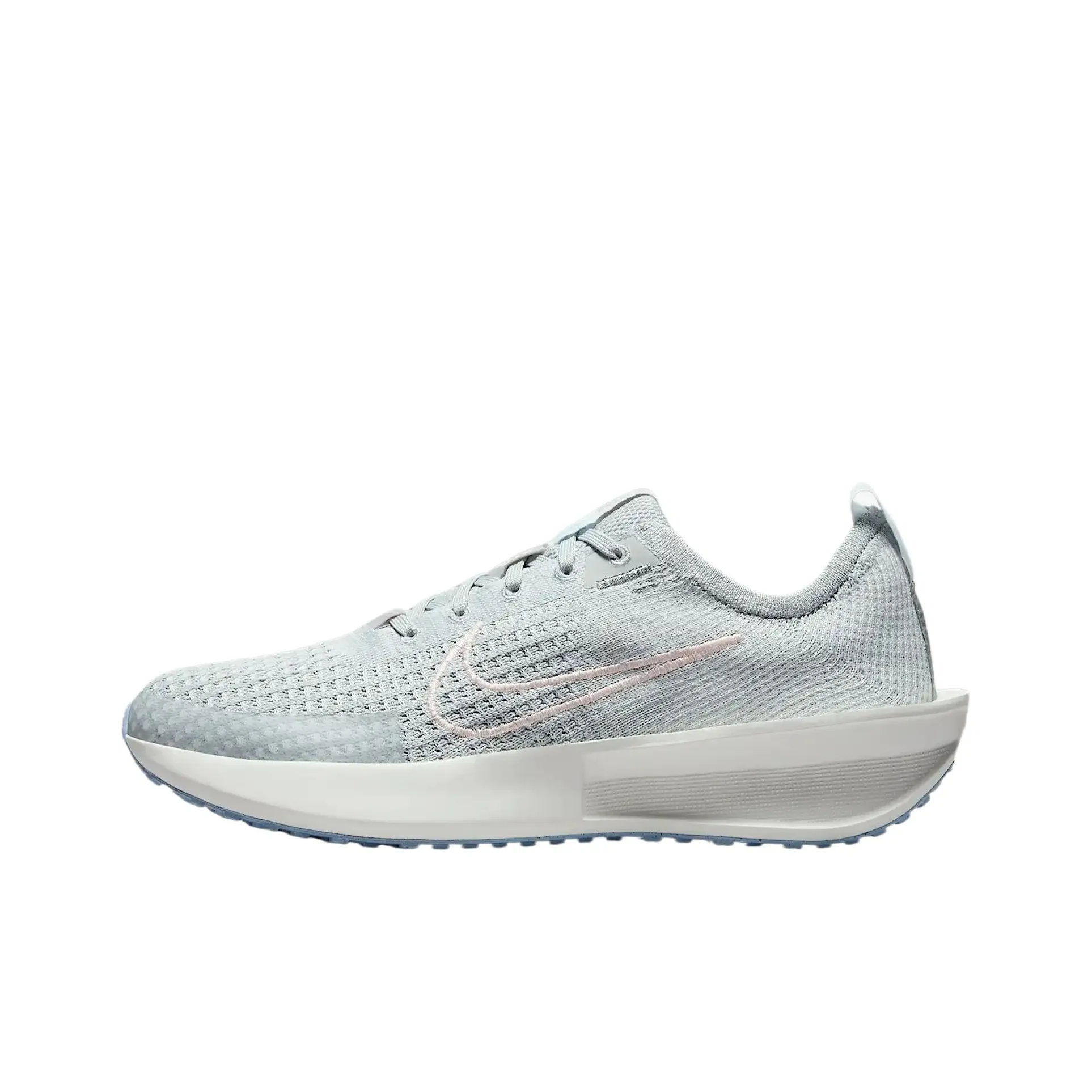 Nike Interact Run Light Smoke Grey Psychic Blue Summit White Echo Pink Women's