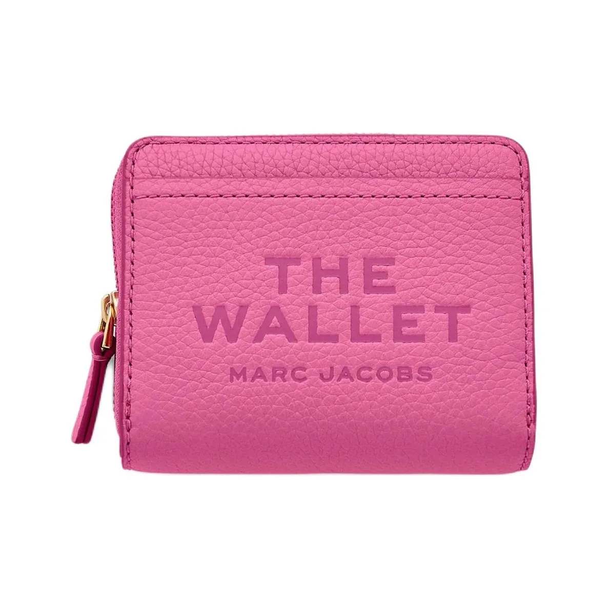 MARC JACOBS Leather Wallet Mini Women's Bowknot Pink