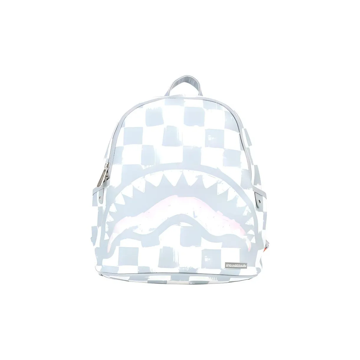 SPRAYGROUND Рюкзак из ПВХ (поливинилхлорида) средний унисекс серый и белый