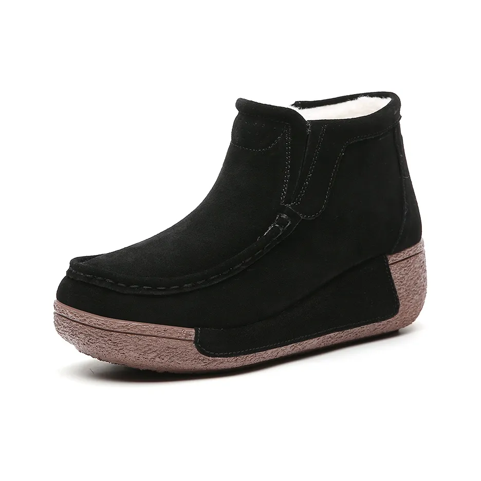 Reivanti Термические Устойчивые к Износу Снежные Ботинки Женские Черные