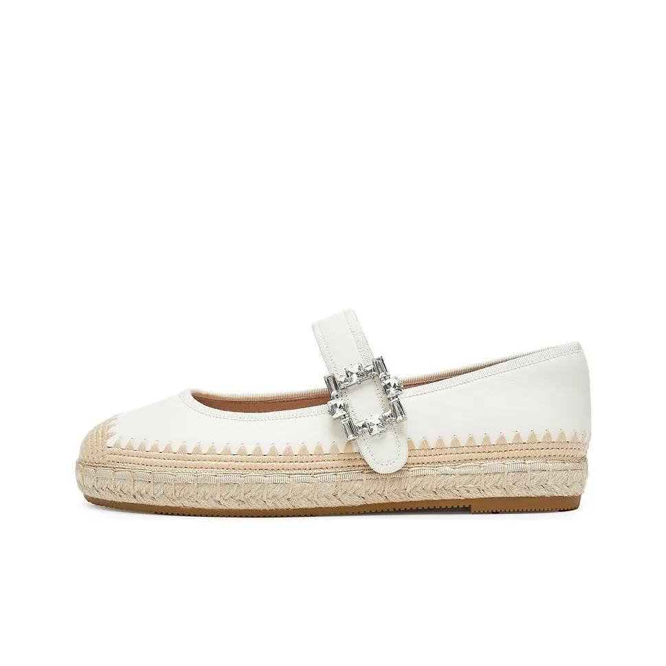 Staccato Пшеница Сахарный кубик Плоская подошва Туфли Мэри Джейн Женские