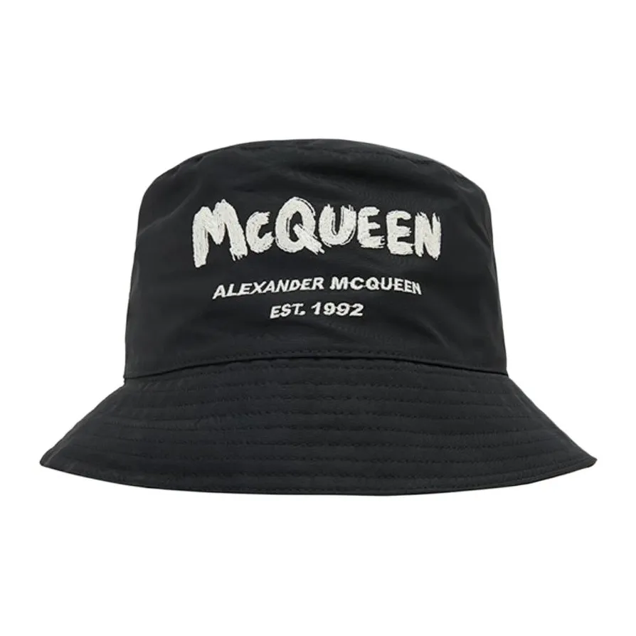 Alexander McQueen Graffiti Logo Bucket Hat