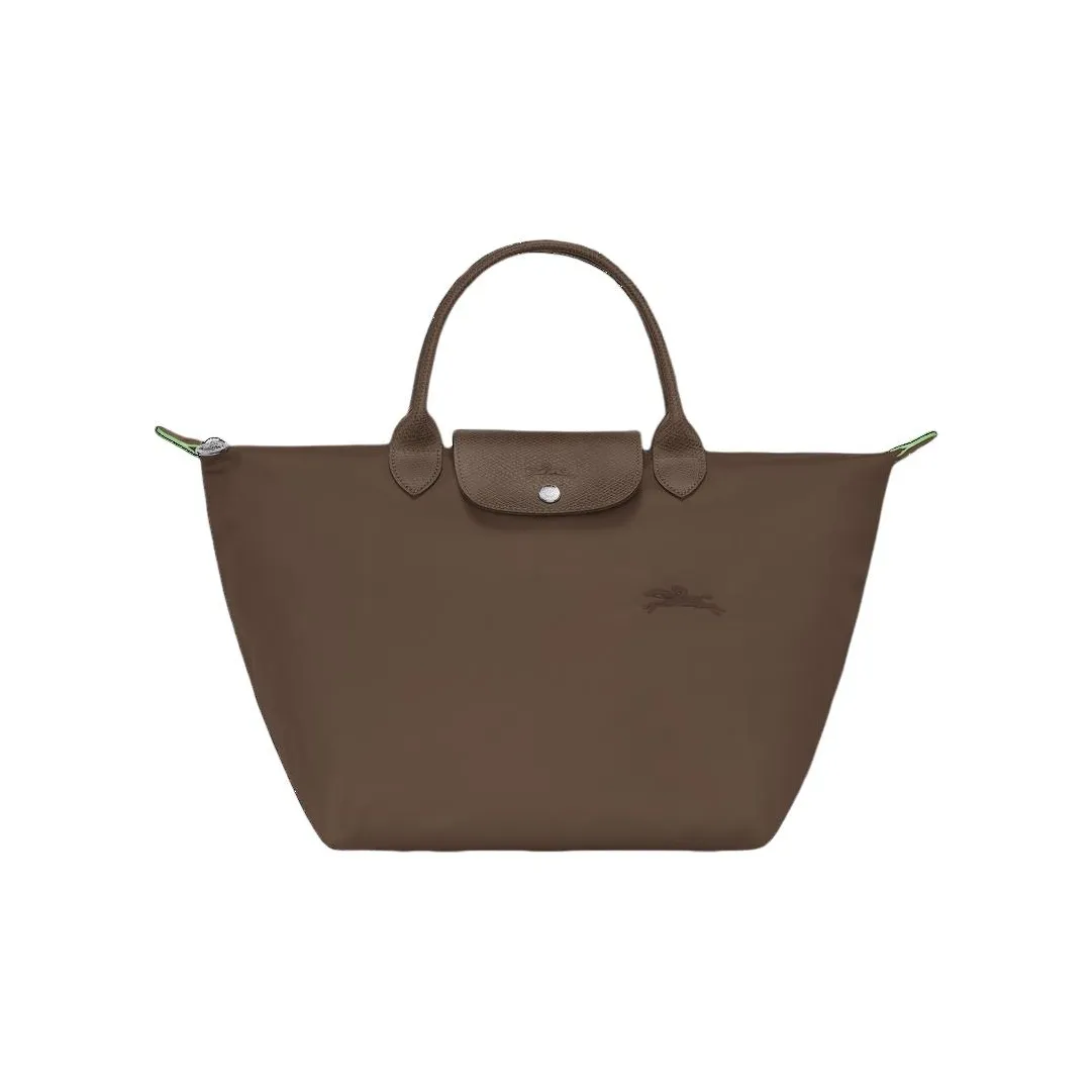 LONGCHAMP Le Pliage Green Полиамид Тоут Сумка Сумка для покупок Сумка среднего размера Женская Умбра