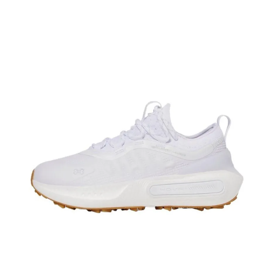 Under Armour Cushioning And Abrasion Resistant Coverage Low Top Golf Shoes Women's White