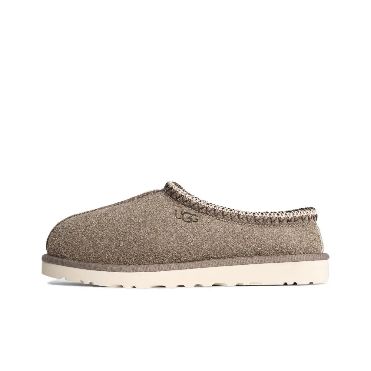 UGG Tasman Shaggy Suede Slipper Smoke Plume