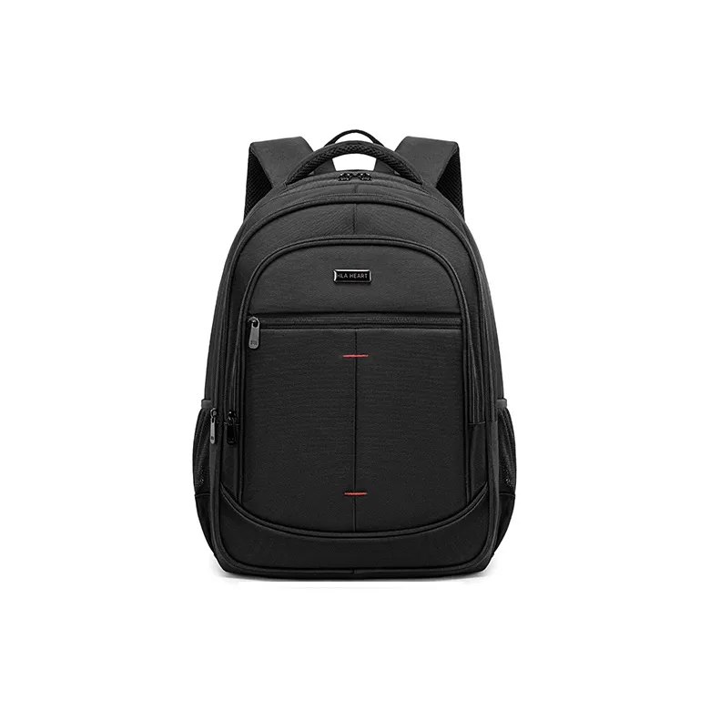 HLA Polyester Backpack Large Size Unisex Black