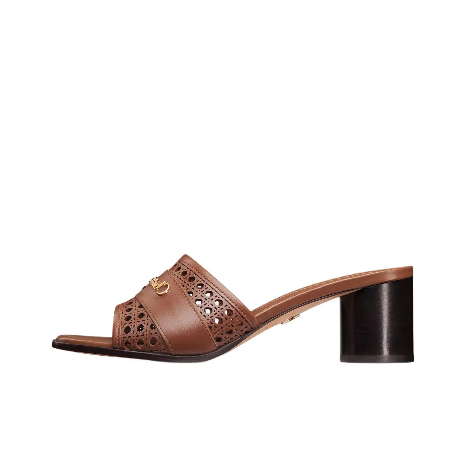 DIOR D Lane Slide Slippers 5.5cm Women's Brown