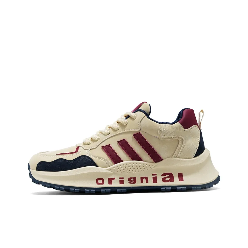 Boogie Bear Амортизация противоскользящий устойчивый к истиранию баланс увеличивающий высоту низкий топ повседневная обувь мужская