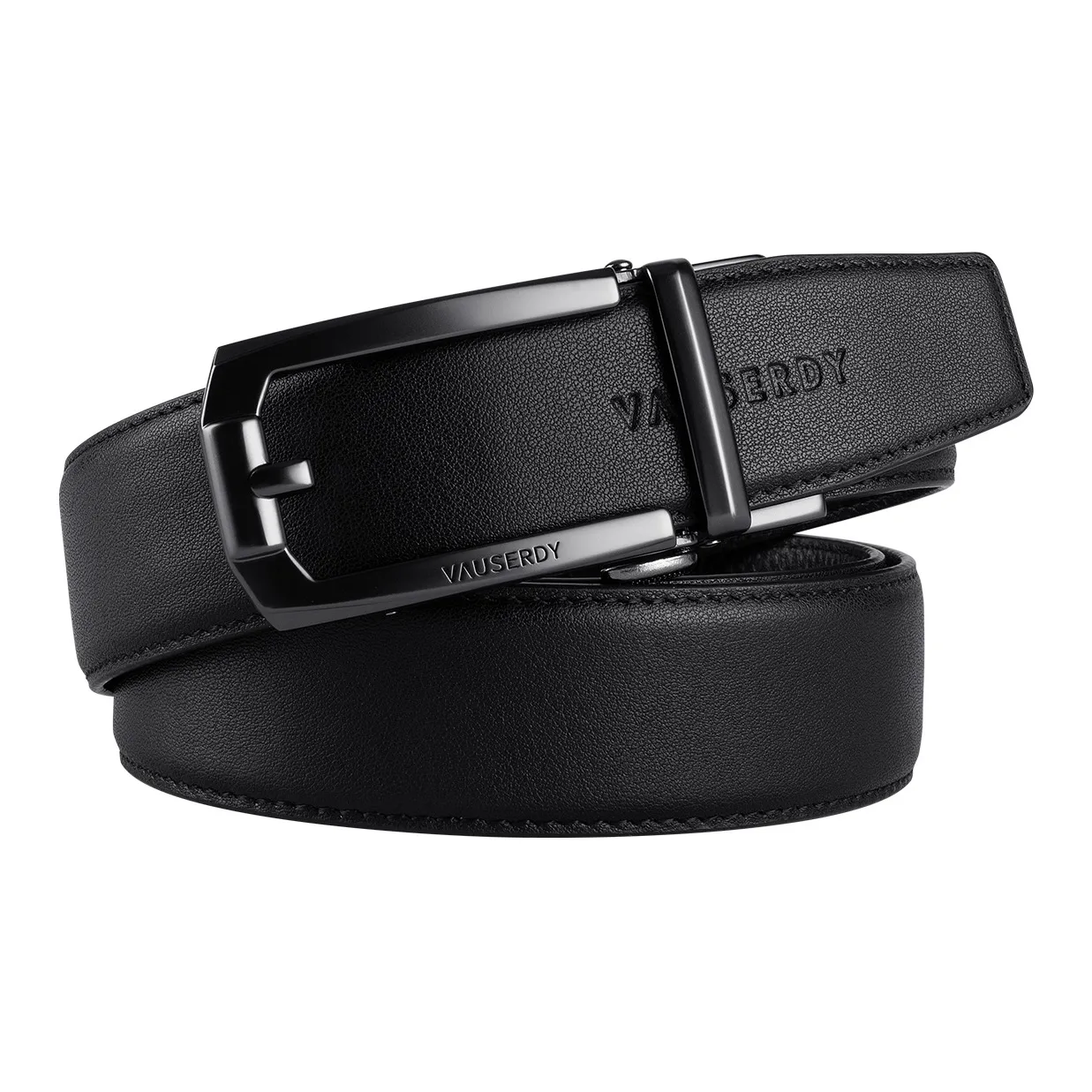 VAUSERDY Cow Leather Leather Belts Men's 3.5cm