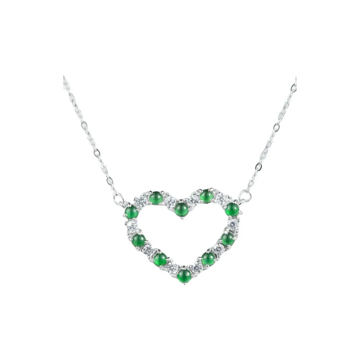 PEARL QUEEN Glutinous Jade Jadeite Necklace Set Women's