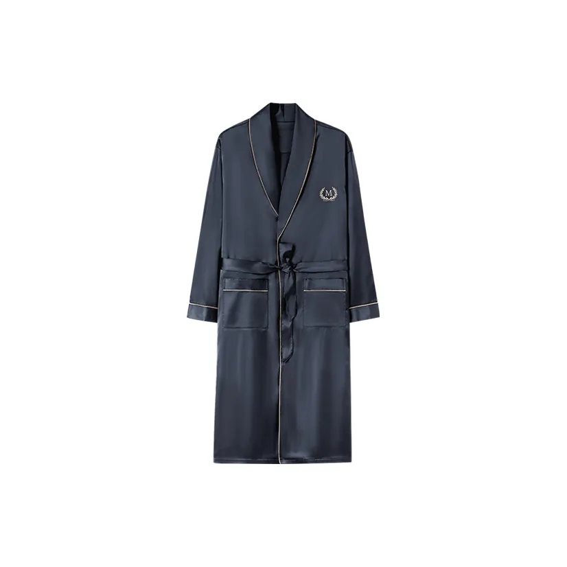 Huggy Kissy Pajama Robe Men's Black