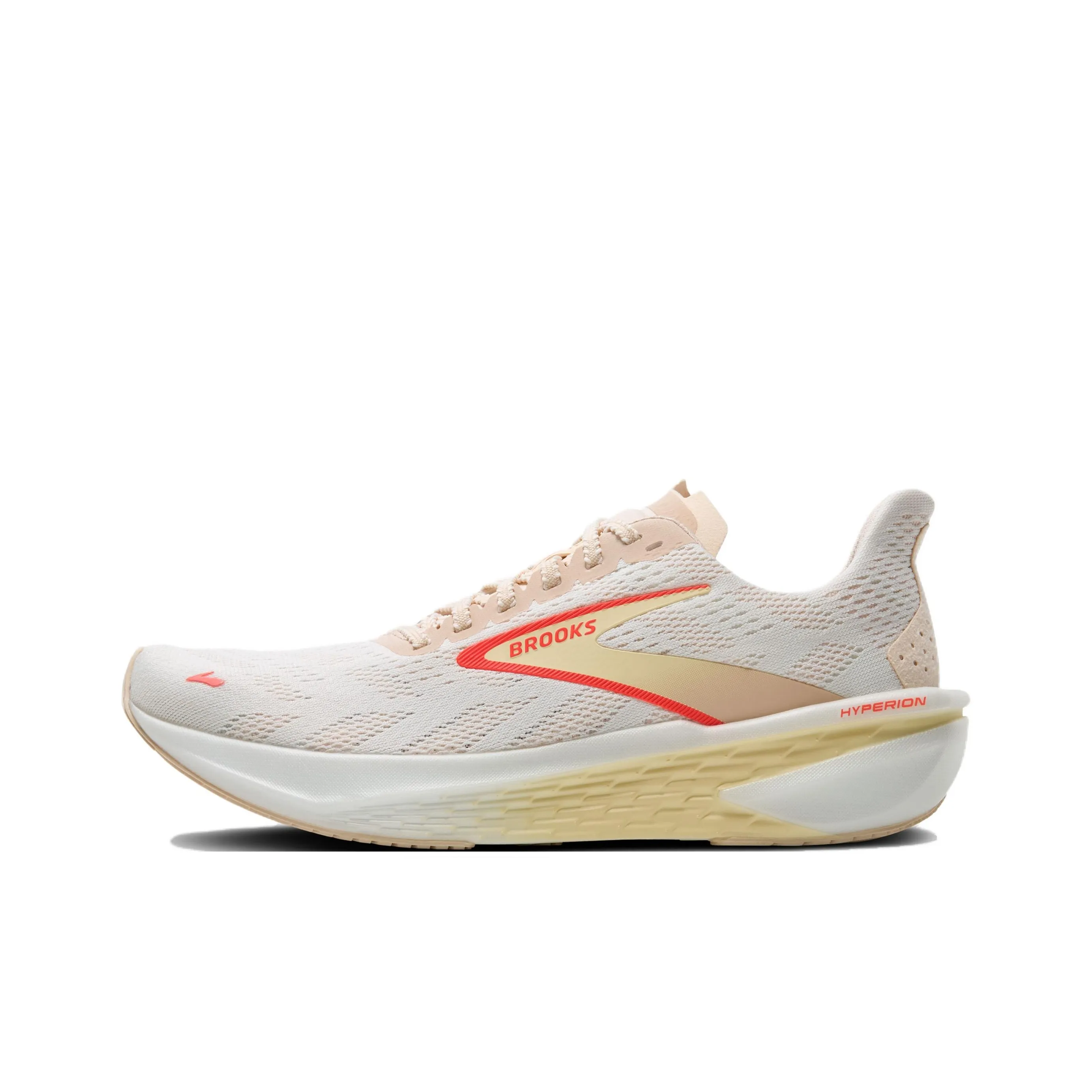 Brooks Anti Slip Wear Resistant Low Top Racing Marathon Running Shoes Women's White