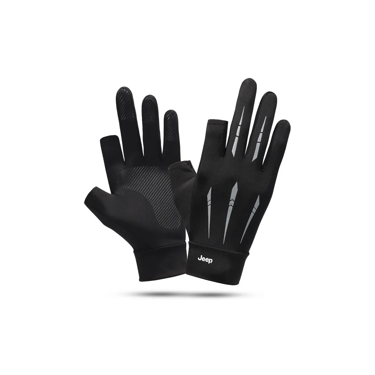 JEEP Открытые перчатки с защитой от ультрафиолета для двух пальцев мужские