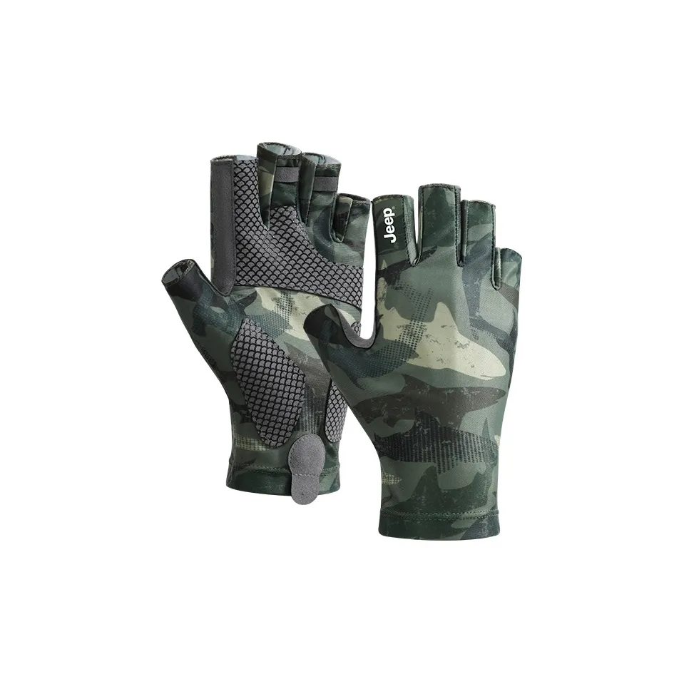 JEEP Полупальцевые перчатки с защитой от ультрафиолета мужские
