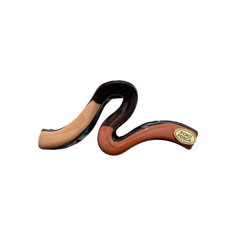 Water Jade Acrylic Hair Clips Women's