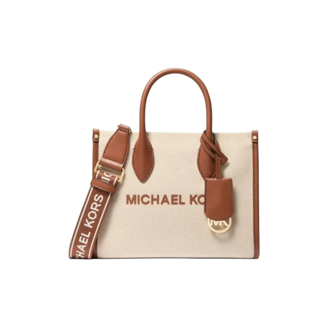 MICHAEL KORS Mirella Fabric Handbag Trumpets Women's Brown