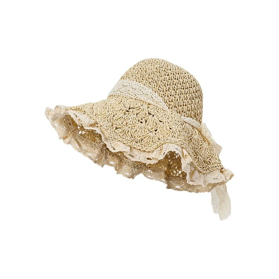 DZP Соломенная плетеная одежда для защиты от солнца Унисекс