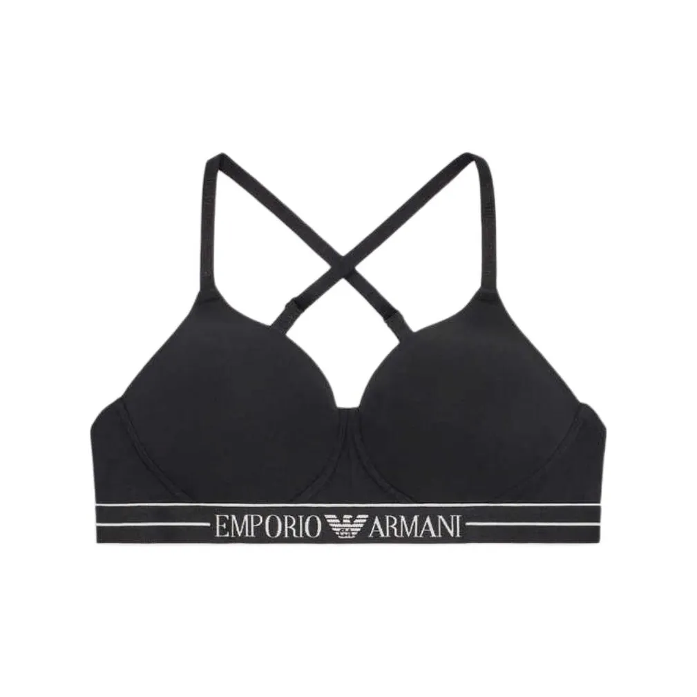 EMPORIO ARMANI Logo Band Bralette Set