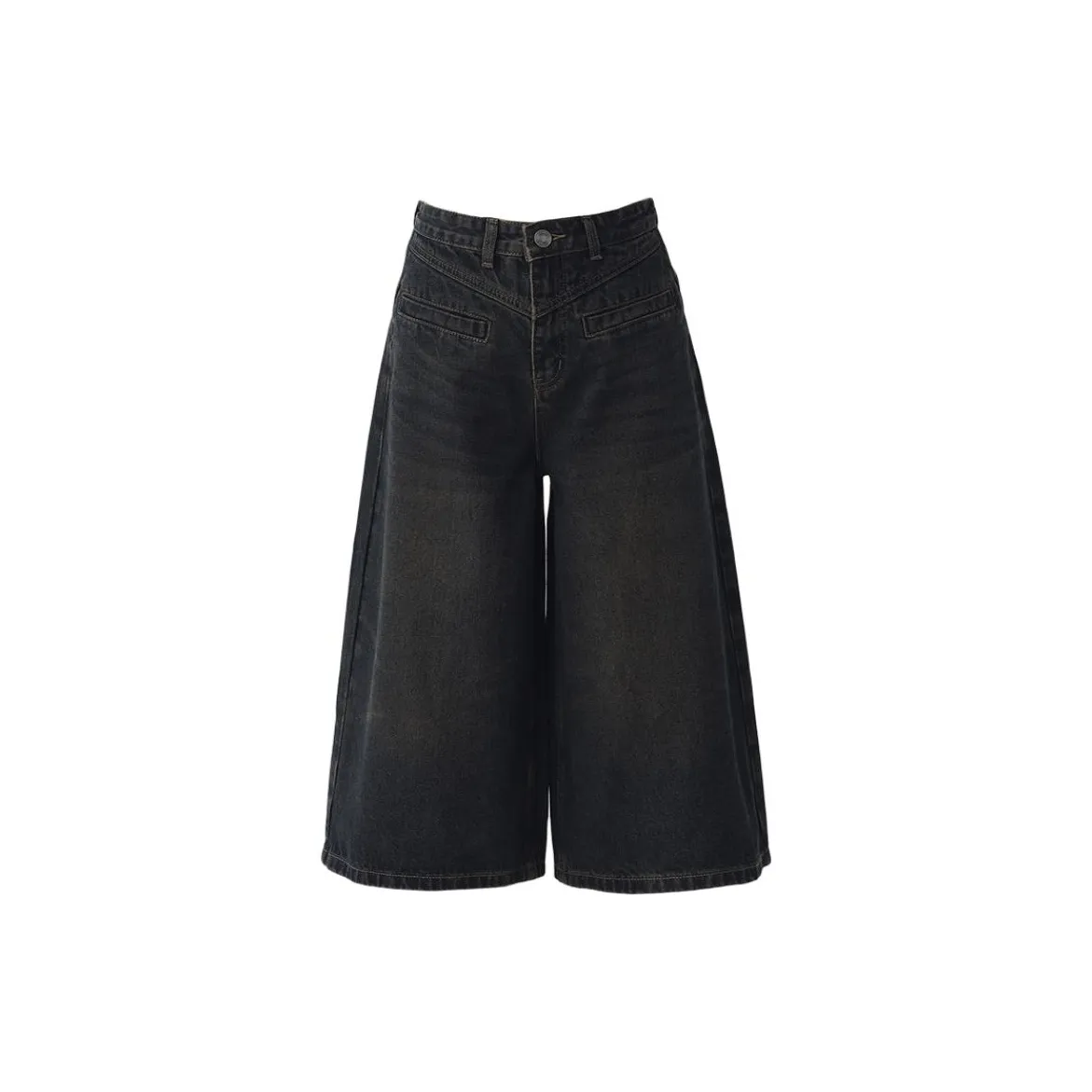 ZXZA Denim Shorts Women's Vintage Capri Pants