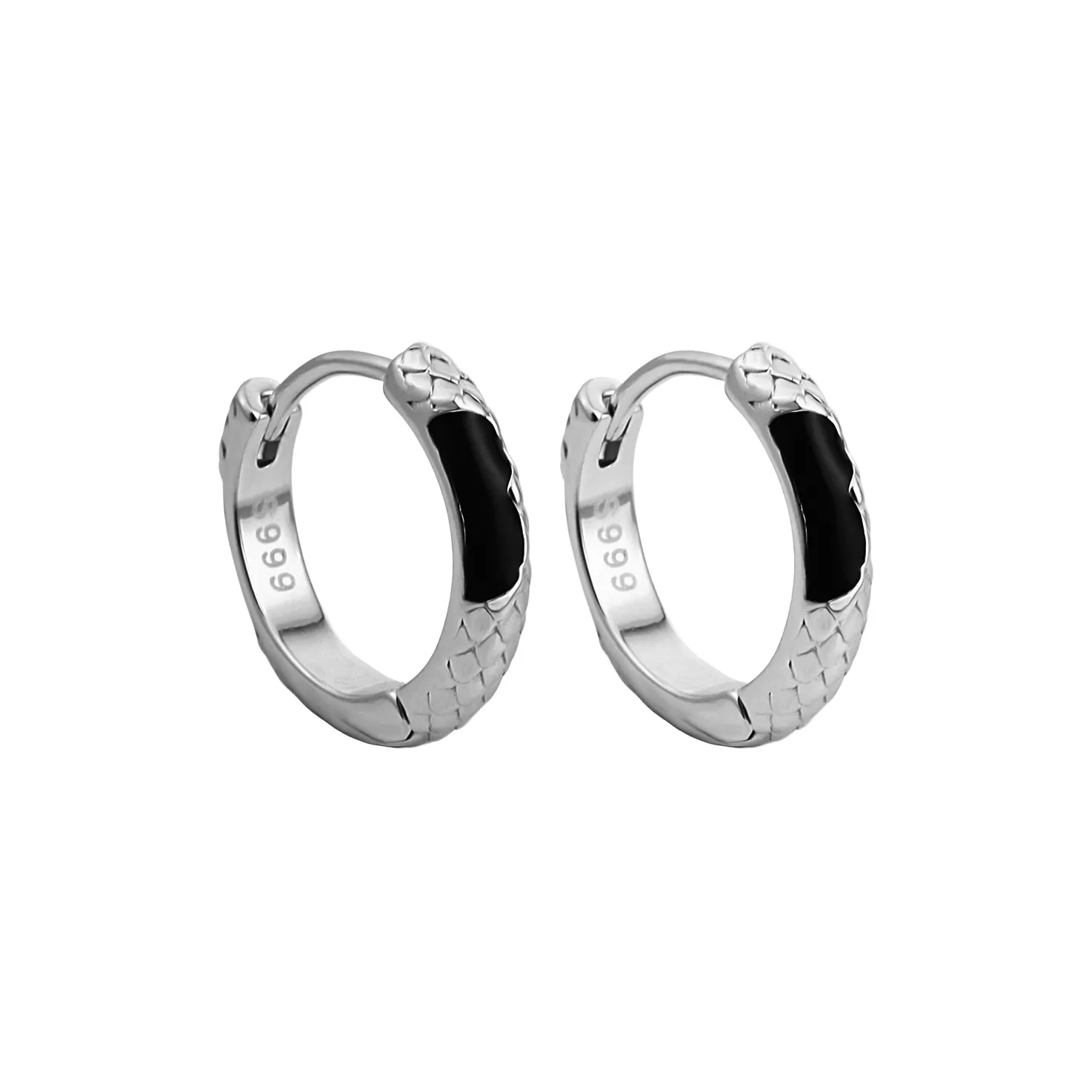 MAGICPOLE 999 Fine Silver Earrings Unisex Silver