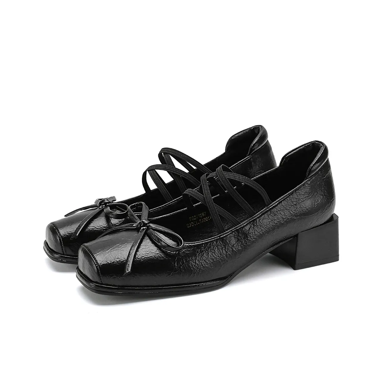 FOXER Грубый каблук Мэри Джейн Женские туфли