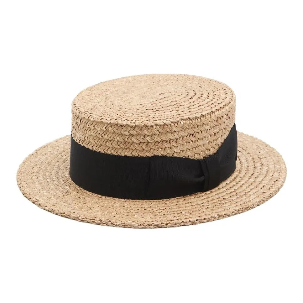 CELINE Canotier Hat In Straw