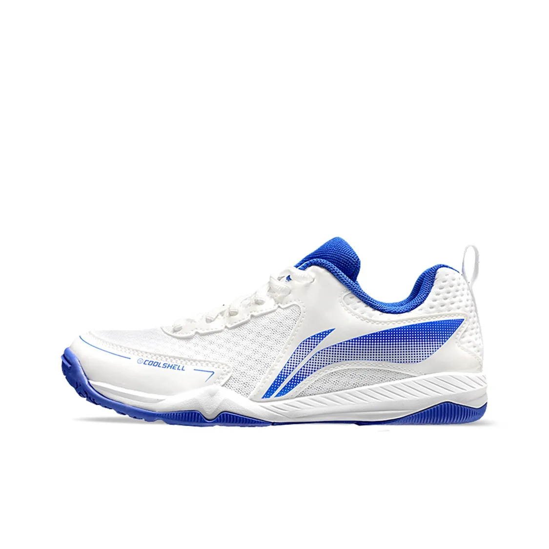 LiNing Амортизация Поддержка Дышащие Противоскользящие Низкие Кроссовки для тренировок Унисекс Белый Синий