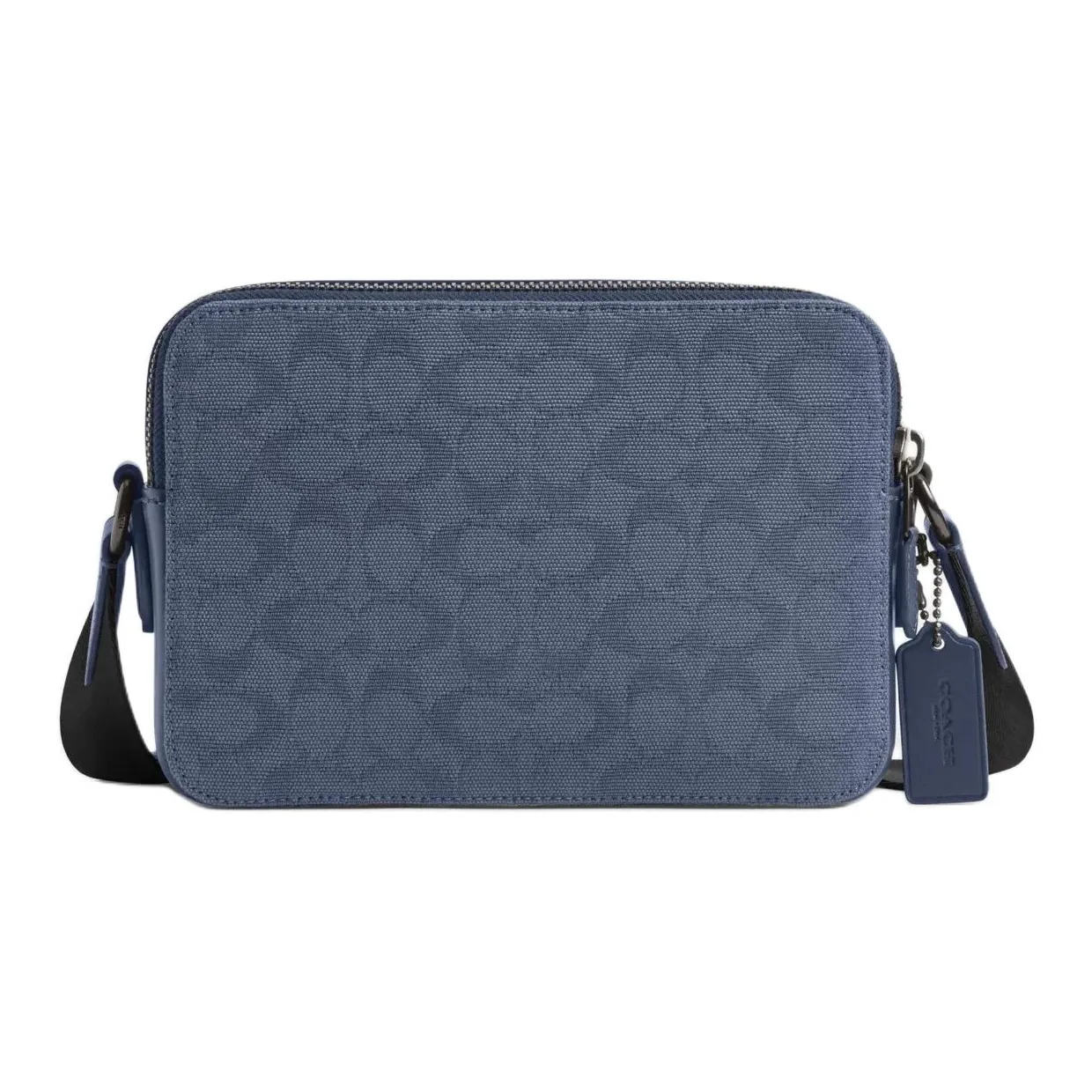 COACH Charter Кружево С кожаными вставками Сумка через плечо Сумка на плечо Средний Мужской Синий