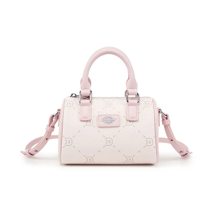 Dickies PVC Boston Bag Crossbody Bags Handbags Regular Women's Peach Scent Pink/Sea Salt Grey