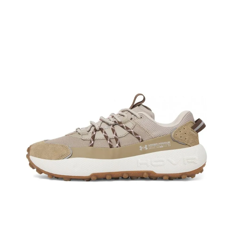 Under Armour Cushioning, Wear Resistant Low Top Hiking Shoes Unisex Taupe