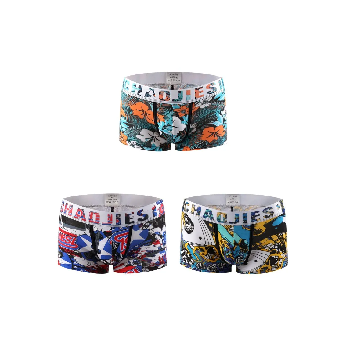 Cotton Gene Underpants Men's 3 Pack