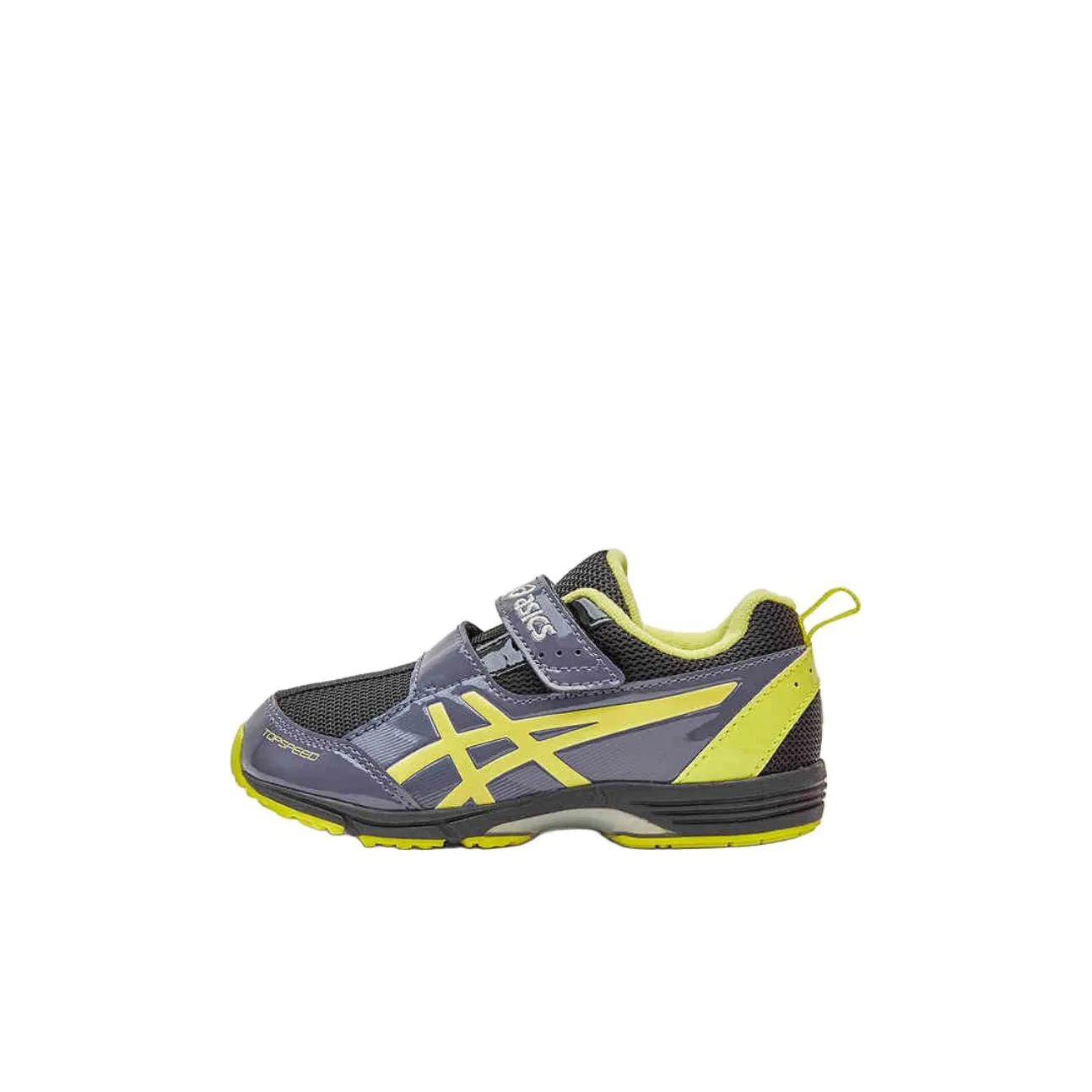 Asics Дышащий Anti KICK Низкий Топ Детская Беговая Обувь Серый Фиолетовый для Детей Возрастом 3-7 Лет