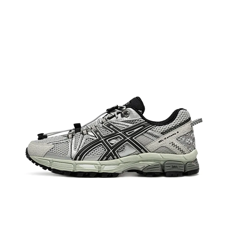 Asics Gel Kahana 8 FL Low Top Casual Running Shoes Women's Silver Gray