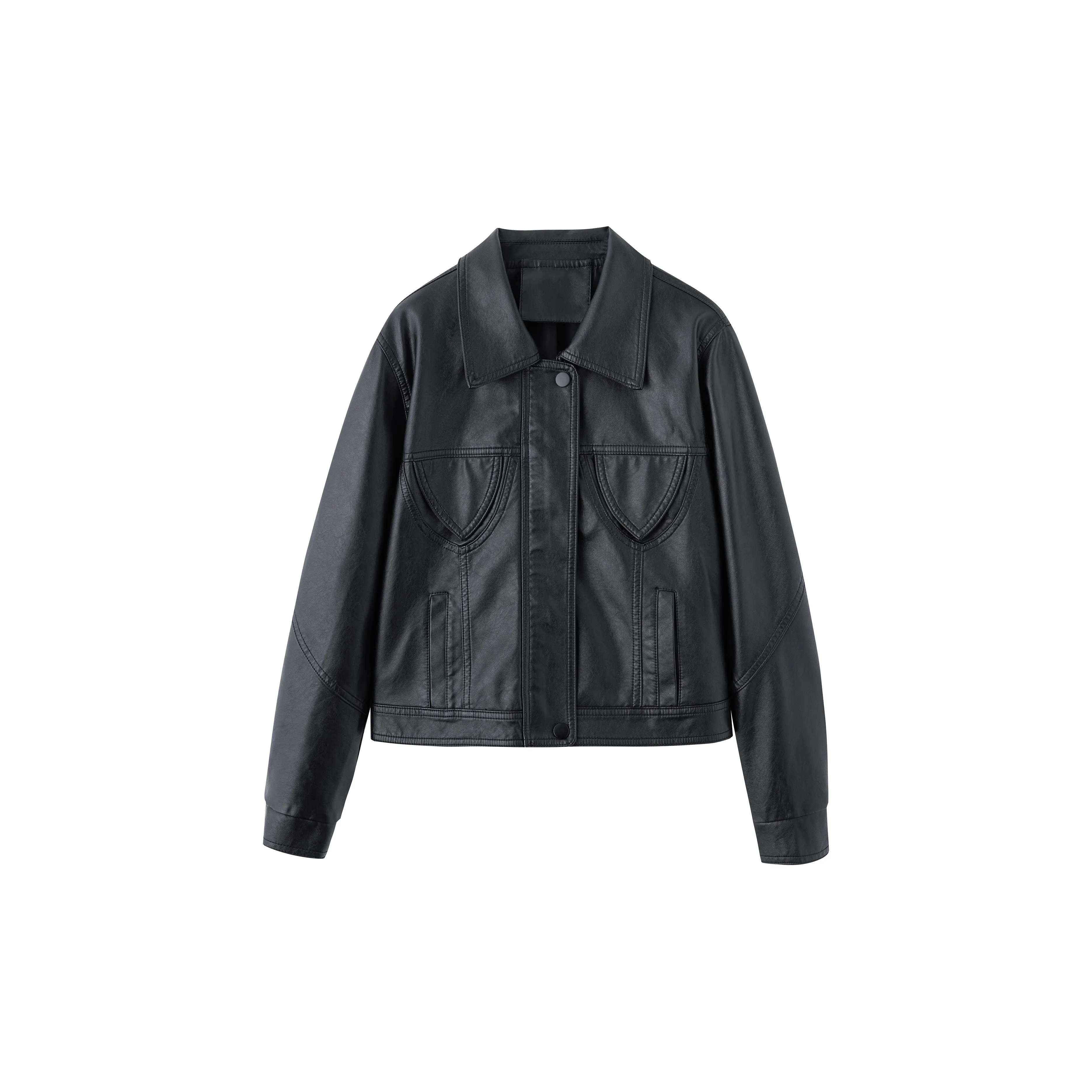 Yi Mengyuan Leather Jacket Women's