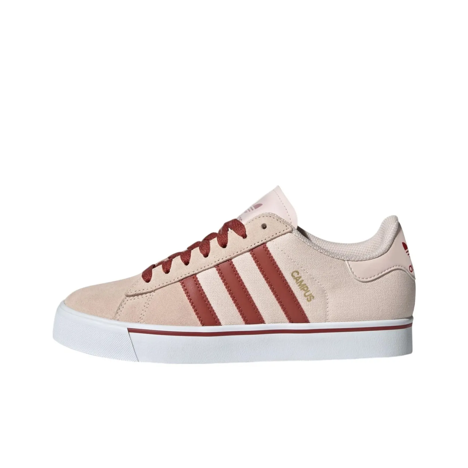 Adidas Campus Vulc Wonder Quartz Preloved Ruby Cloud White