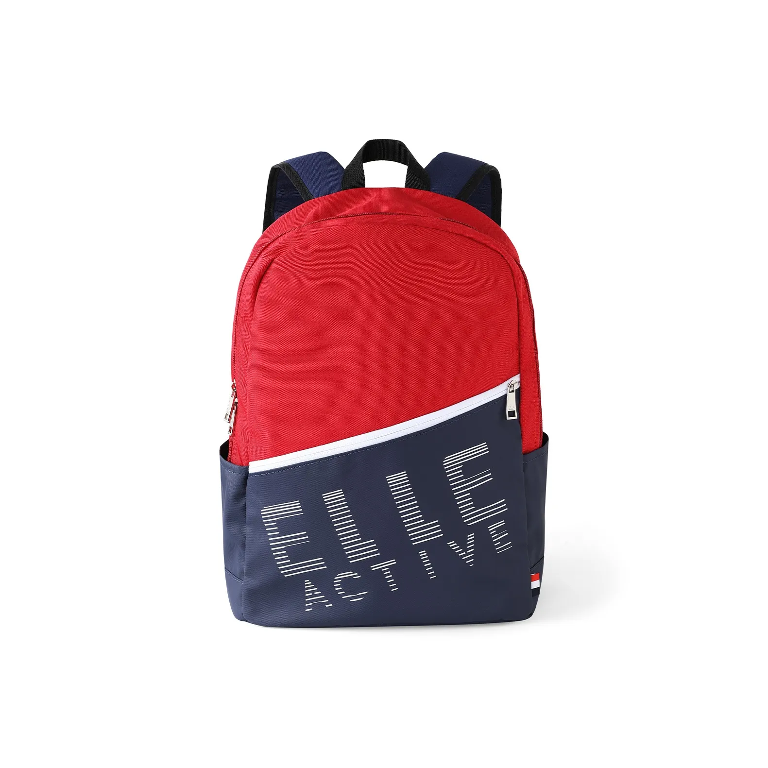 ELLE Active Fabric Backpack Regular Unisex Red Blue/Navy Blue