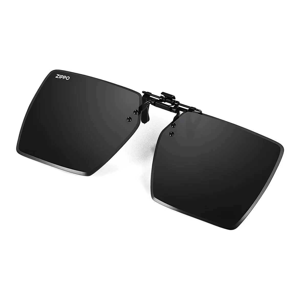 ZIPPO Квадратные солнцезащитные очки с нижней заколкой и линзами On унисекс