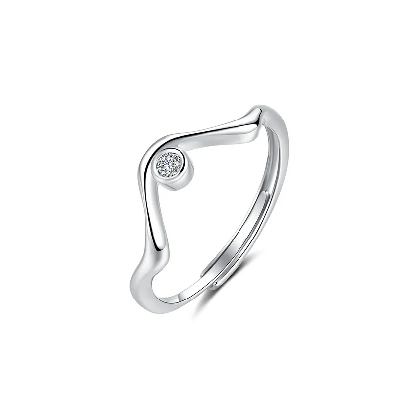 TIANTI Synthetic Cubic Zirconia S 925 Sterling Silver Rings Women's