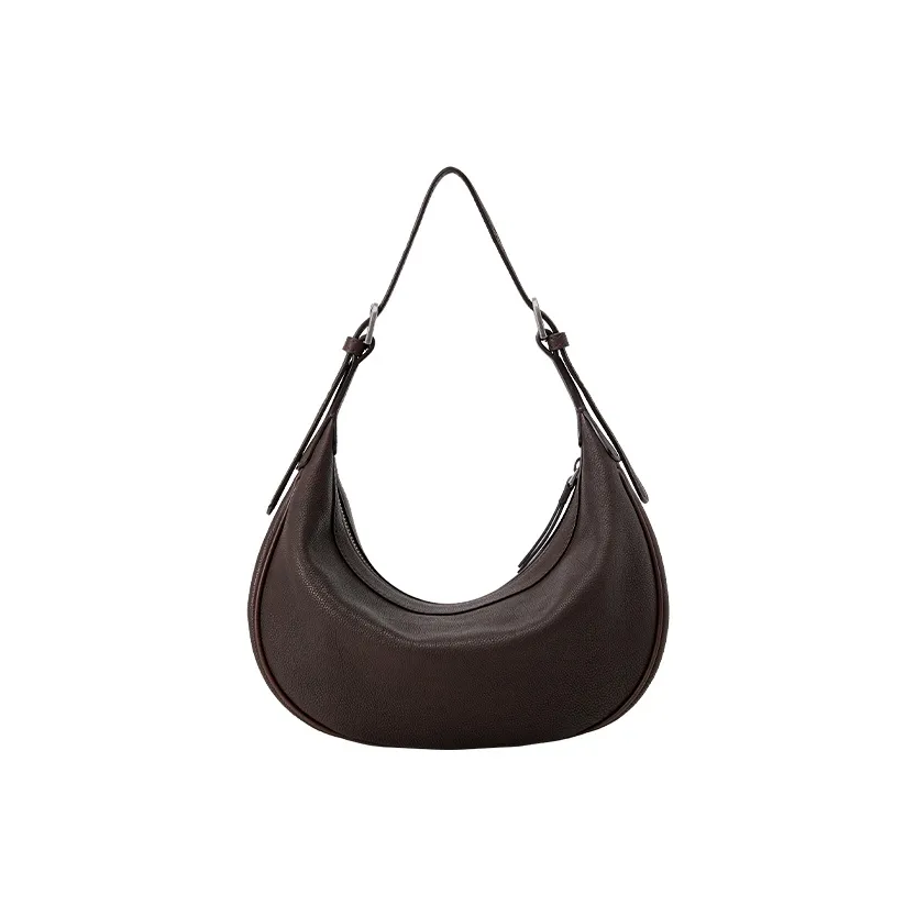 Qiuzhen Коровья кожа Сумка через плечо Лунный Бродяга Сумка через плечо Маленькая Унисекс Кофейный Черный Слоновая серый Карамель Зеленый