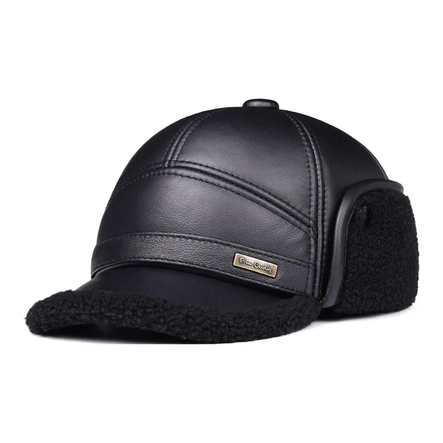 PIERRE CARDIN Кепки из коровьей кожи Мужские