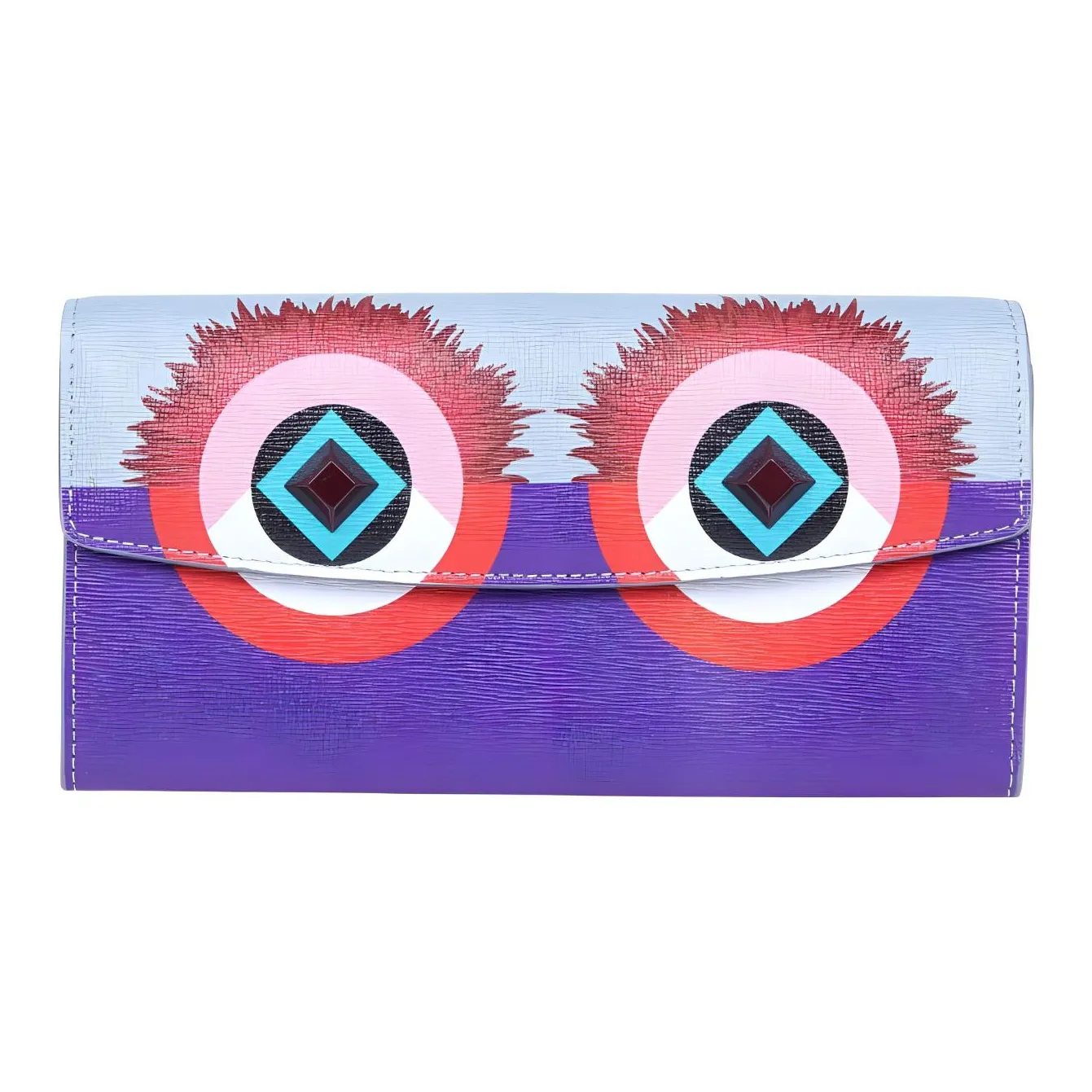 FENDI Кожа Кошелек Женские Фиолетовый