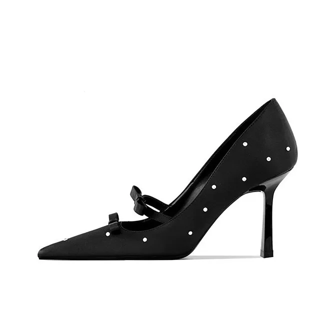 CZRSK Узкий каблук Высокие каблуки Женские Черный