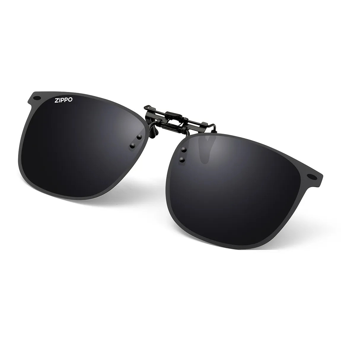 ZIPPO Квадратные солнцезащитные очки с нижней заколкой и линзами On унисекс