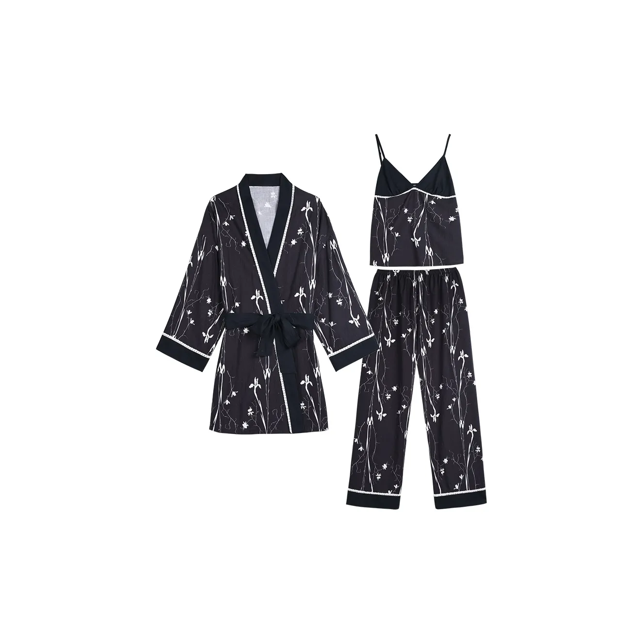 IIZZINI Pajama Set Women's Ink Black