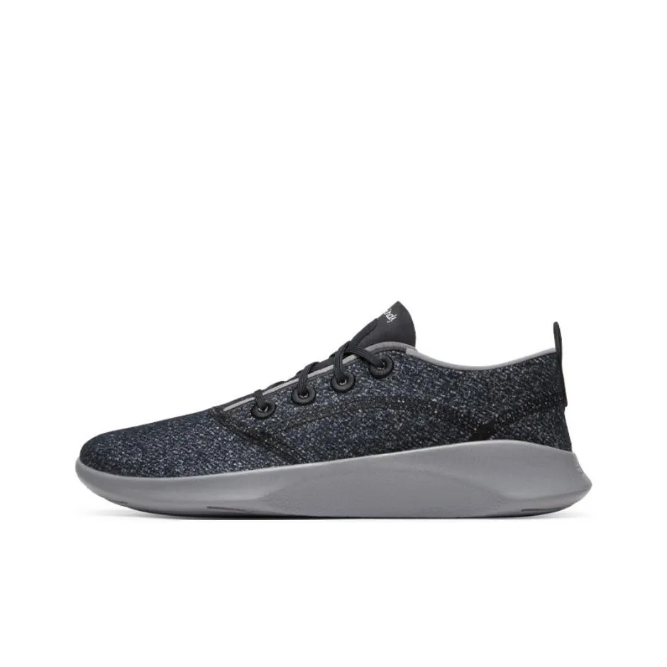 Allbirds Slip-resistant Low Top Casual City Commute Running Sneakers Men's Dark Gray Allbirds Противоскользящие Низкие Топы Повседневные Городские Коммутирующие Беговые Кроссовки Мужские Темно-Серый