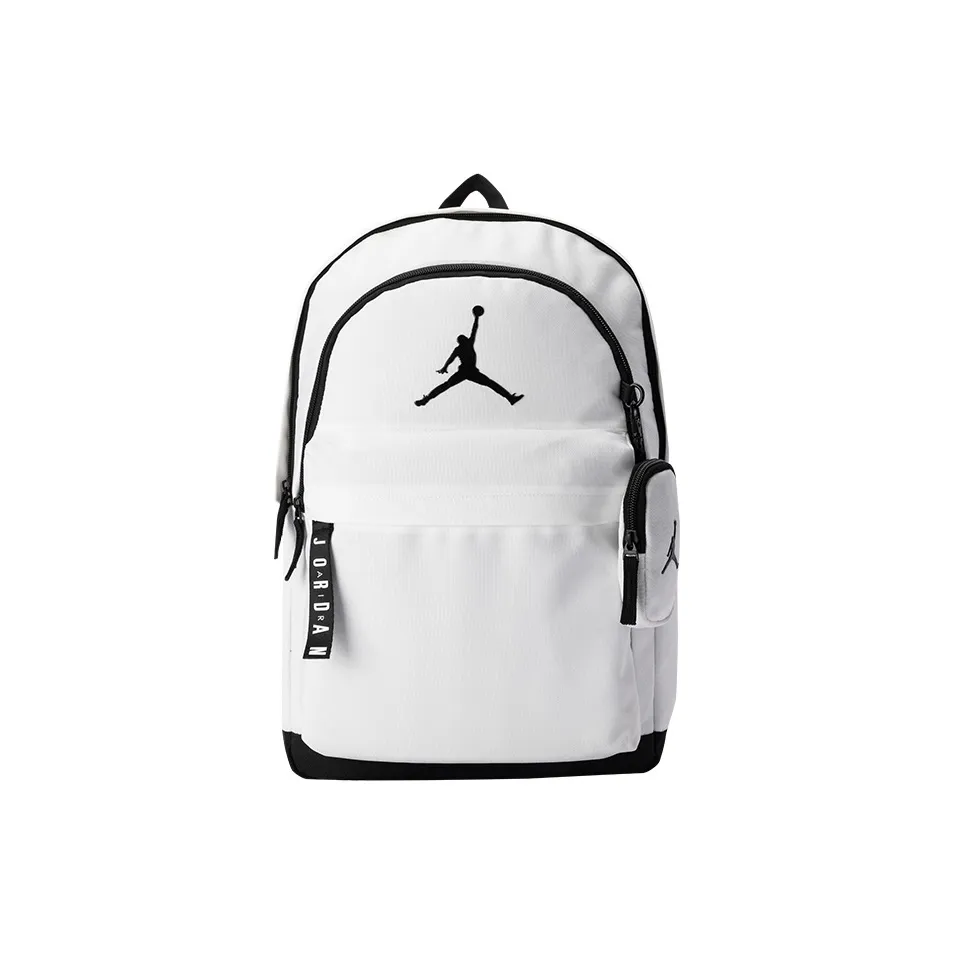 Jordan Polyester Backpack Unisex White Джордан Полиэстер Рюкзак Унисекс Белый