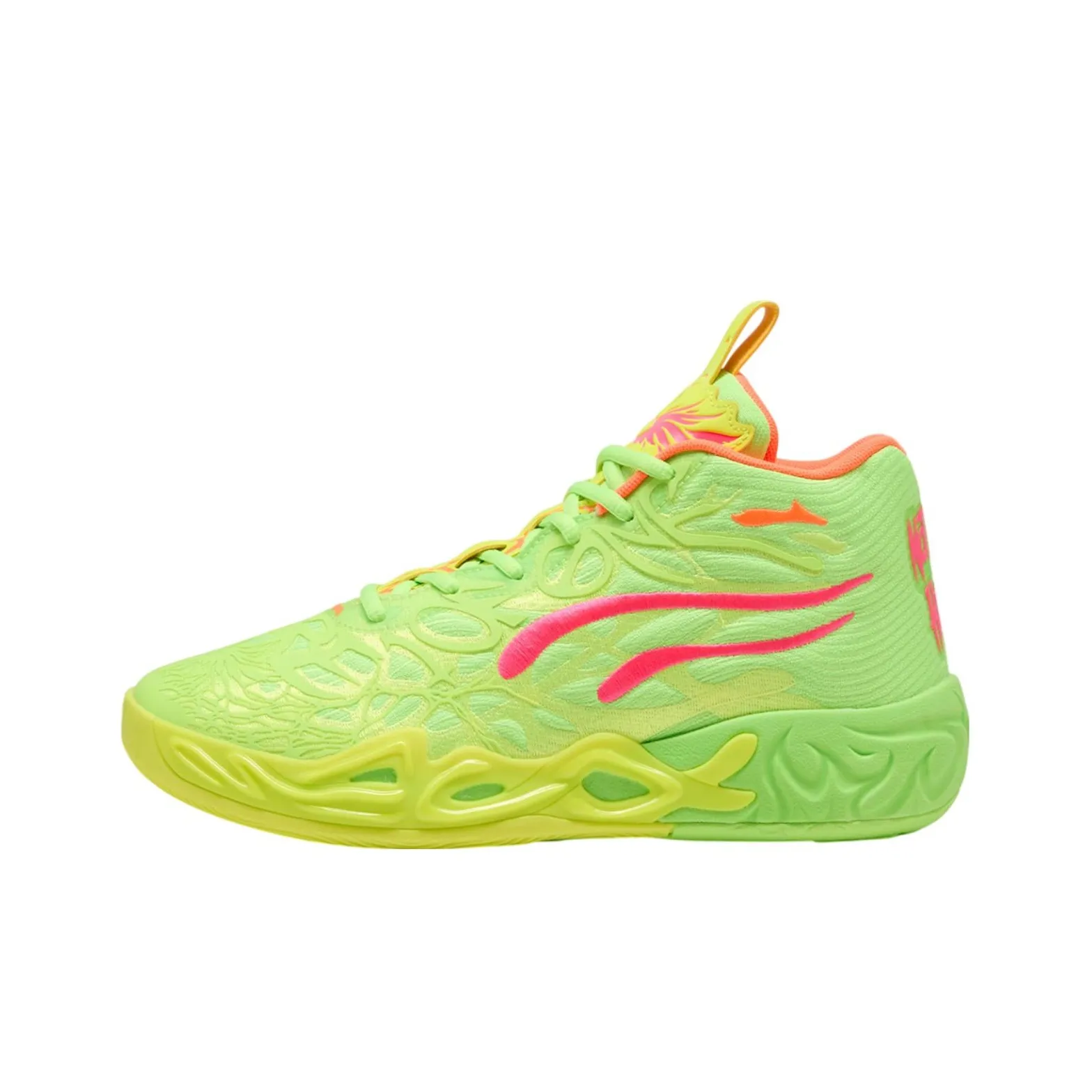 PUMA MB.04 Slip Устойчивый к истиранию MID Баскетбольные кроссовки Мужской Зеленый