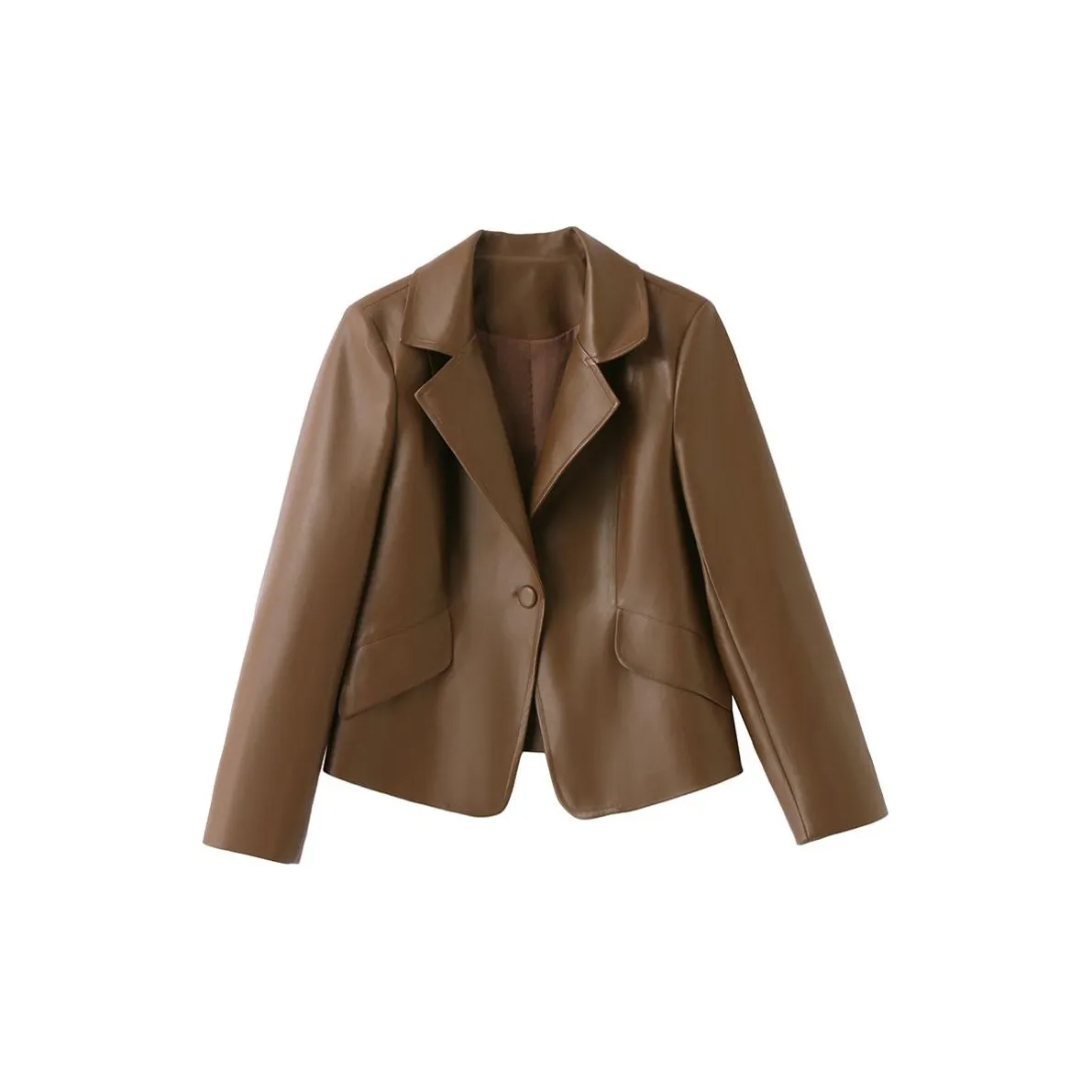 Yi Mengyuan Leather Jackets Coats Women's